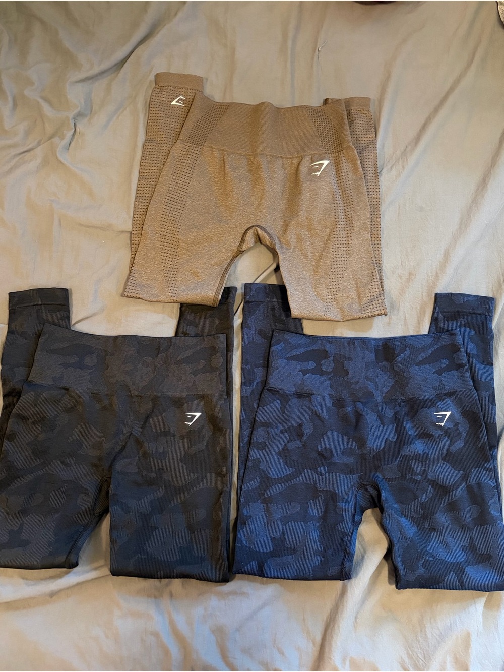 Gymshark bundle of 3 leggings
